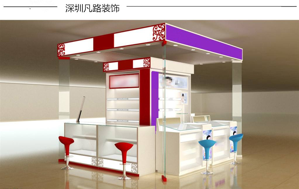 展覽會化妝品展柜設計對品牌的影響