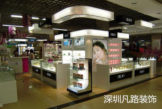 凡路裝飾教您，化妝品展柜上的燈箱設計如何做的高大上！
