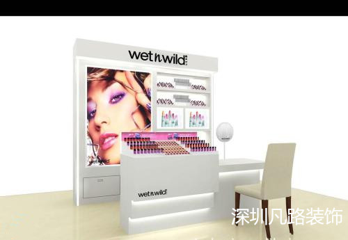 凡路展柜解析，化妝品展柜制作時烤漆和噴漆的區別細分！