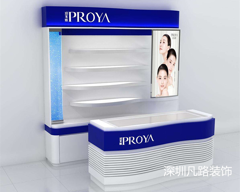 淺談化妝品展柜對公司品牌的影響
