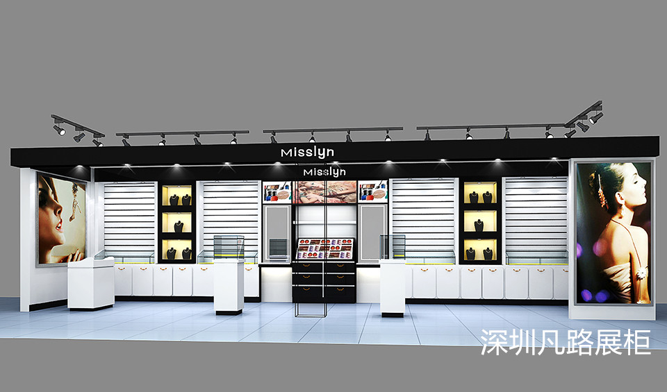 2019最流行的化妝品展示柜風格