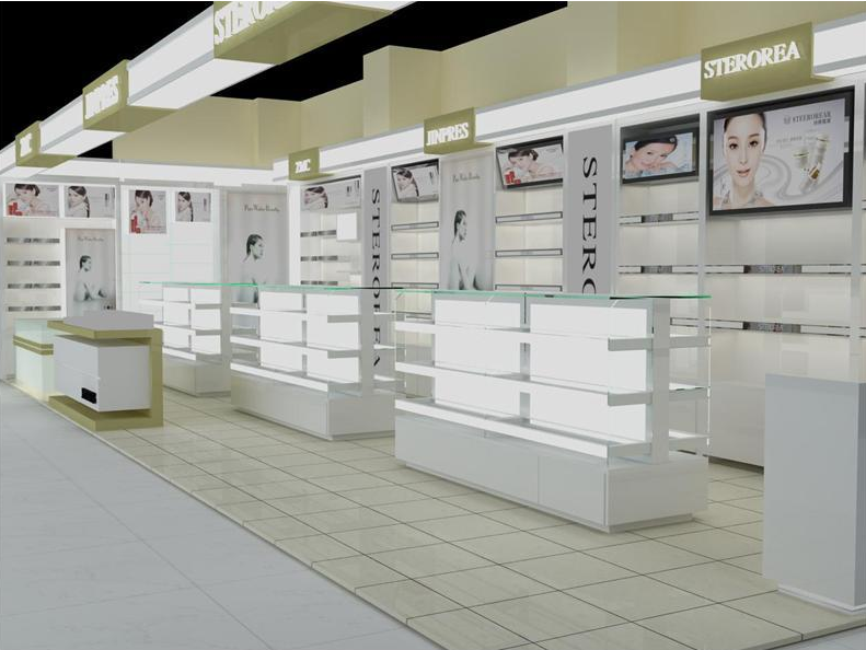 入駐商場后，新訂制化妝品展柜該如何保養!