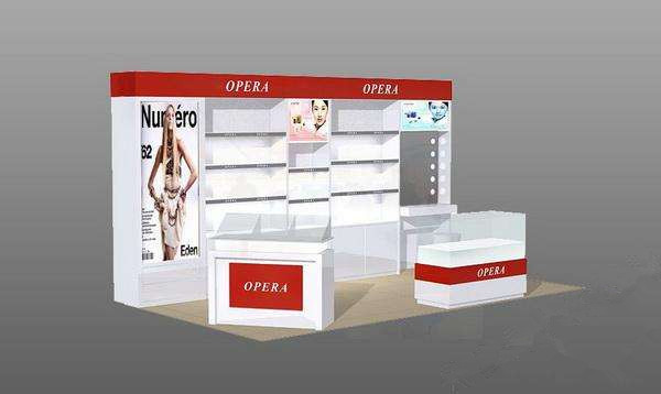 讓化妝品柜展顯出不一樣的情調