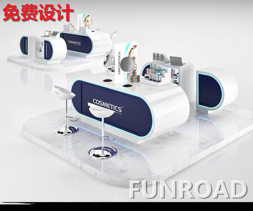 國內(nèi)化妝品展柜和國外化妝品展示柜有什么區(qū)別?