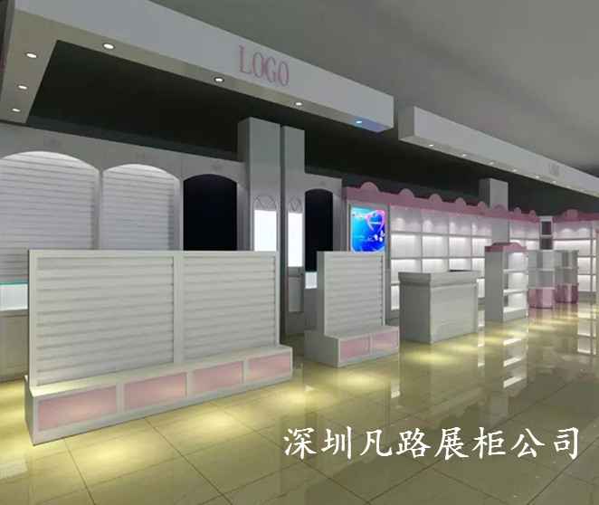實(shí)木化妝品展示柜臺(tái)通常可以選擇的木質(zhì)板有哪些呢!