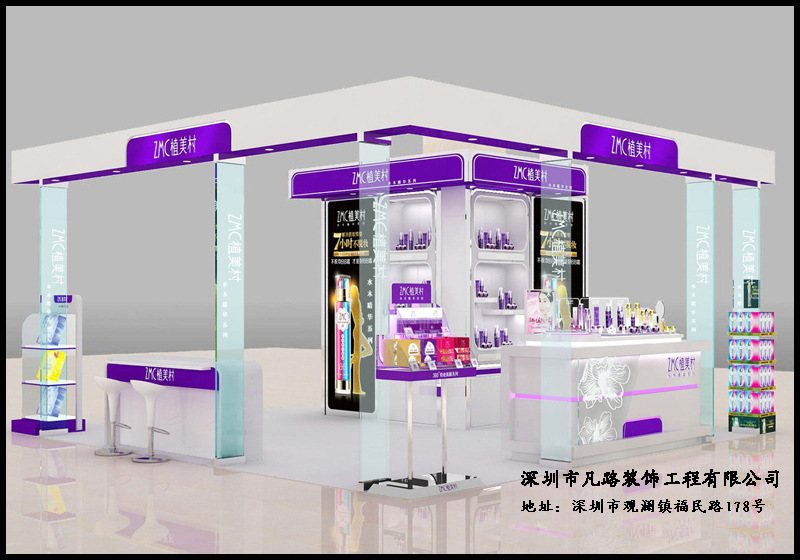 化妝品展廳展柜制作注意的事項有哪些？