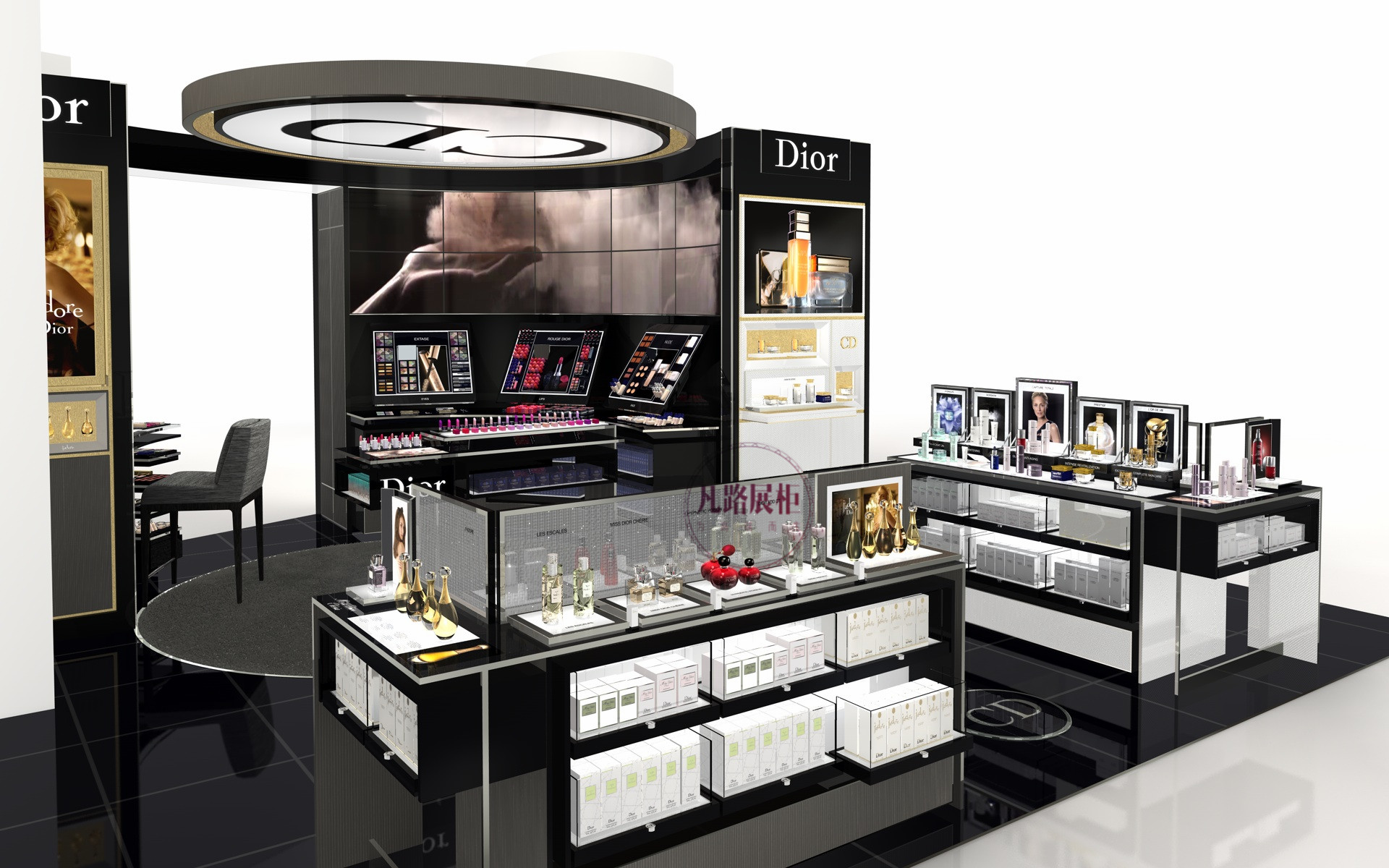 化妝品展柜類型詳細介紹