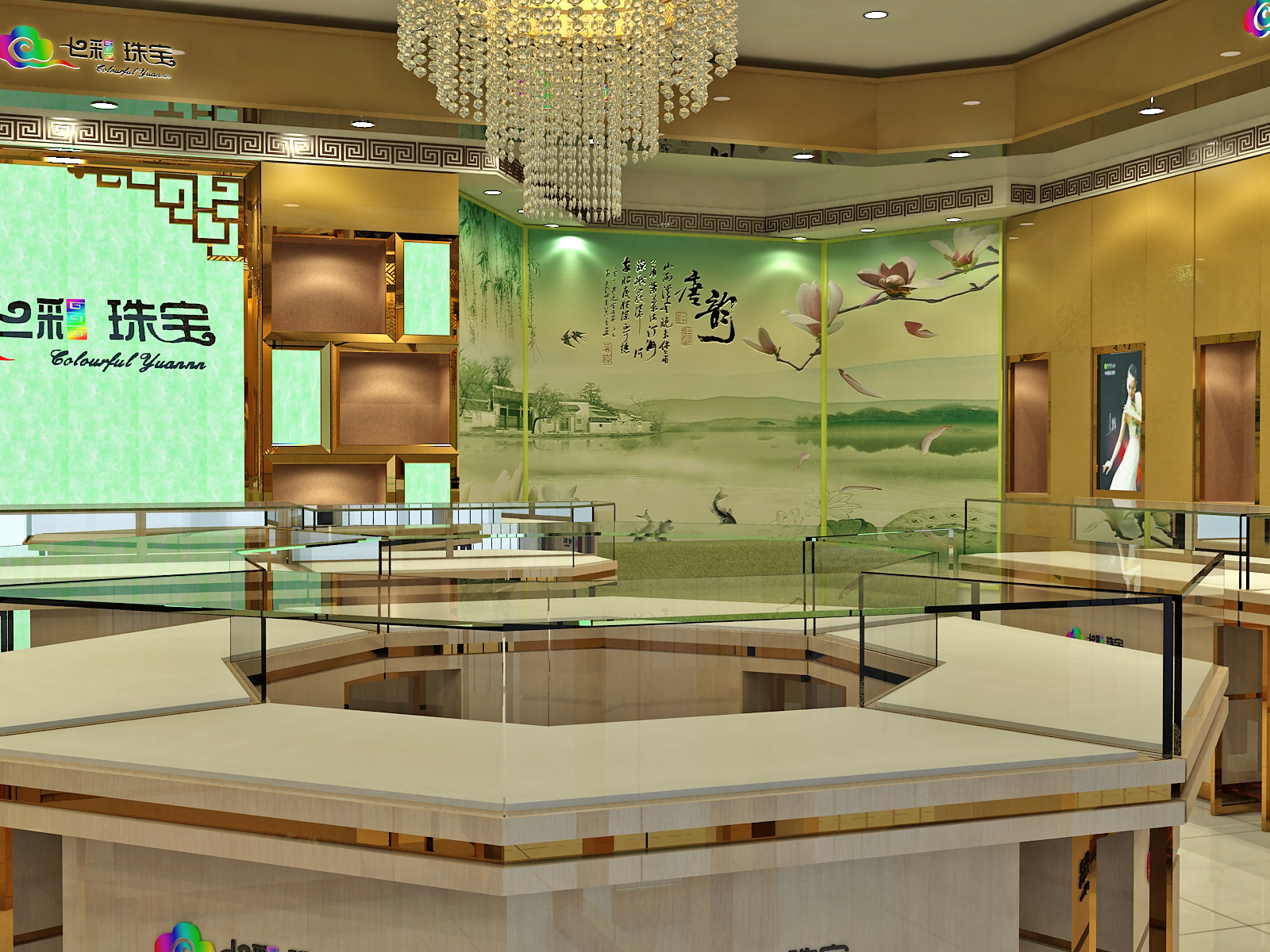 現(xiàn)代中式展示柜該如何設(shè)計？