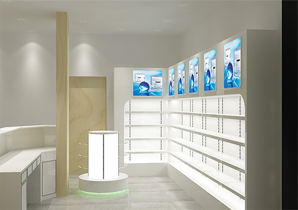 藥店展柜保養