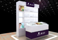 完美的展示方案+漂亮的化妝品展柜=銷量