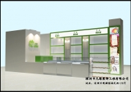 化妝品柜臺設計展柜展板的連接是怎樣的。