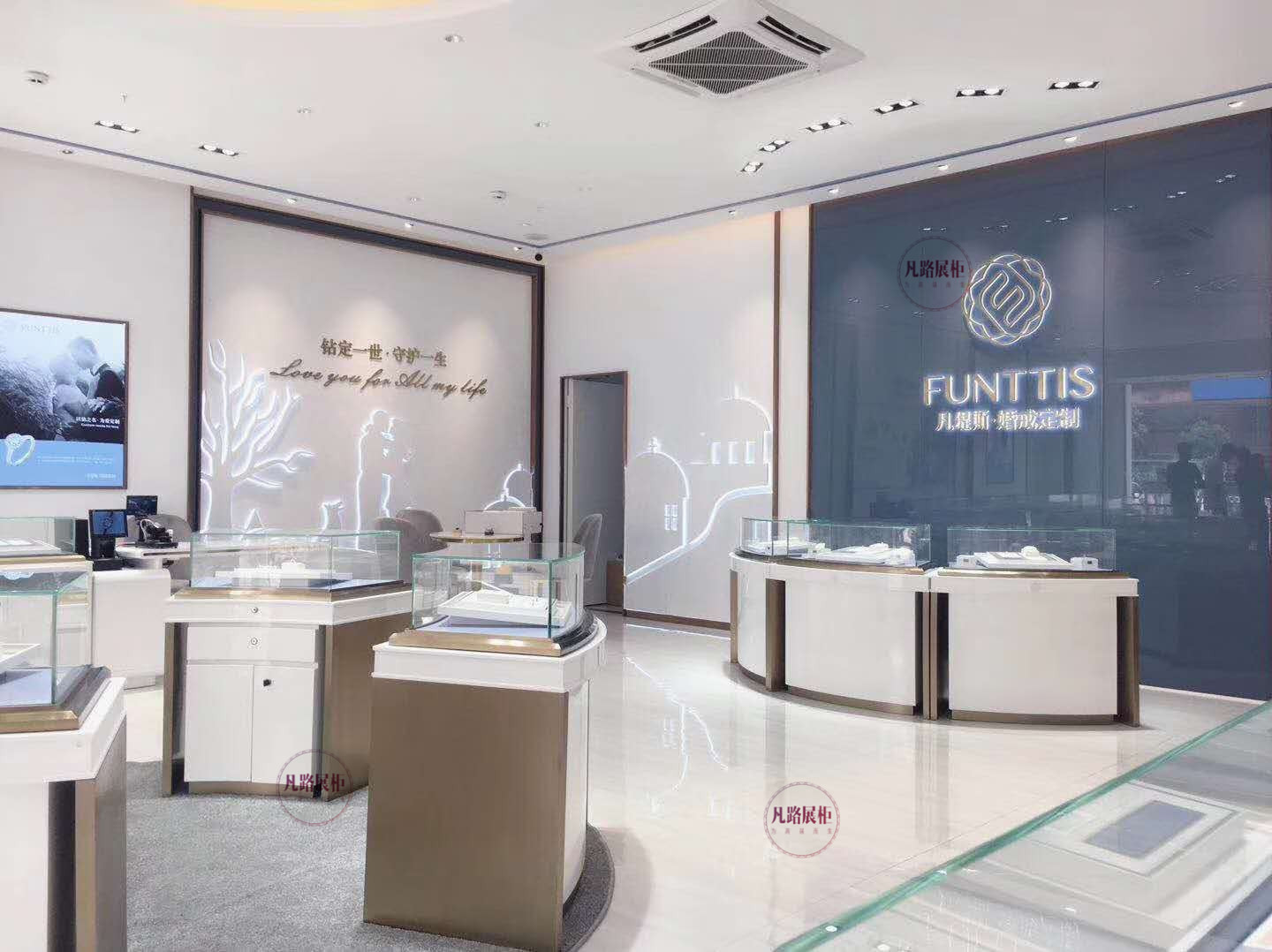 珠寶展示柜設計