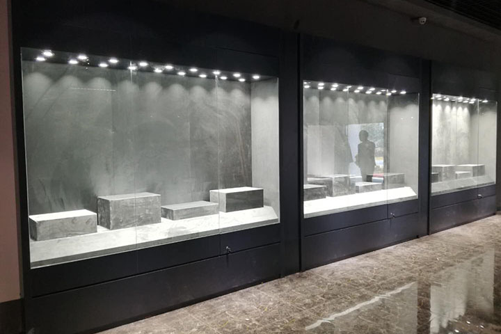 衡陽世界鐘表博物館展柜設計效果圖案例