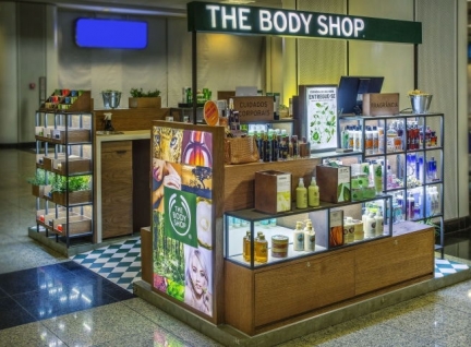 北歐化妝品專賣店化妝品展示柜