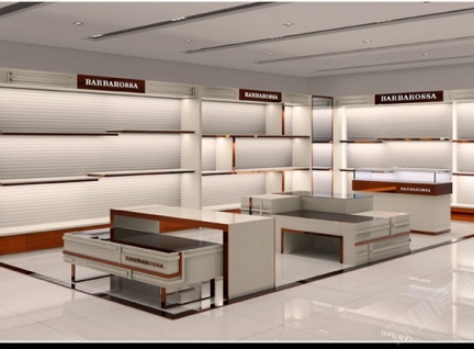 高端化妝品展示柜臺
