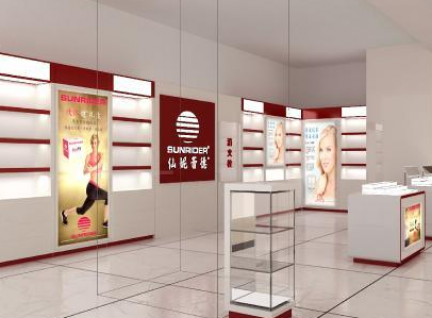 CK頂級(jí)設(shè)計(jì)化妝品展柜訂制款展示效果圖