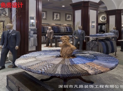 名牌包包衣服商業(yè)空間展柜設(shè)計效果圖