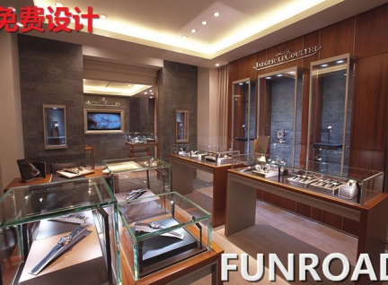 復(fù)古實木手表店展柜設(shè)計