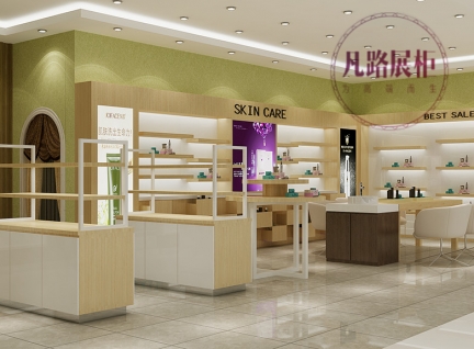 化妝品專柜_化妝品專柜門店效果圖