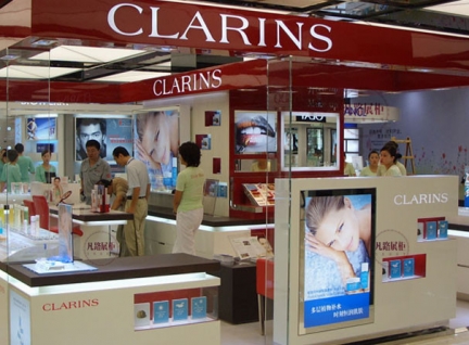 商場化妝品中島柜效果圖