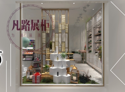 凡路展柜廠專業訂做不銹鋼化妝品展柜