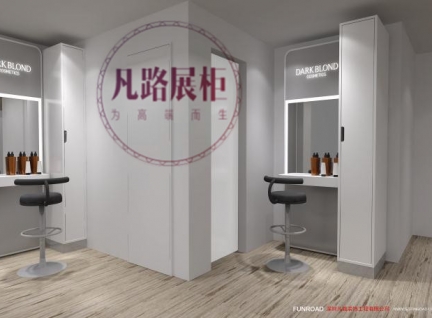 香港capillus美容沙龍展示柜設計制作