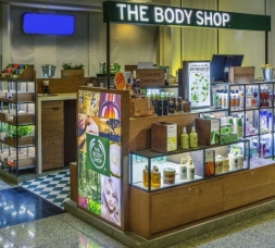 北歐化妝品專賣店化妝品展示柜