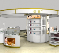 御Louis品牌化妝品展示柜設計風格效果圖