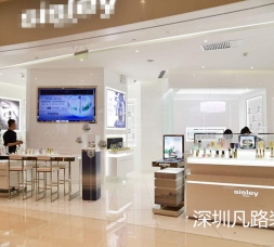 深圳萬達(dá)商場(chǎng)品牌化妝品店，化妝品展柜設(shè)計(jì)效果圖