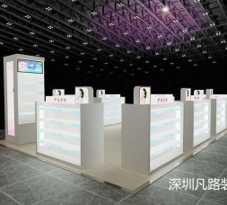 玻璃化妝品展柜展示設(shè)計(jì)效果圖