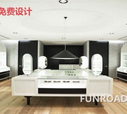 國(guó)際品牌眼鏡店展柜設(shè)計(jì)陳列效果圖