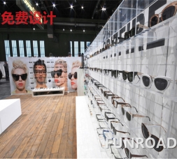 美式現(xiàn)代簡(jiǎn)約眼鏡店空間展柜設(shè)計(jì)效果圖