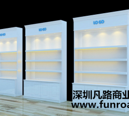 可家用可商用木質烤漆化妝品柜臺設計效果圖-可訂制