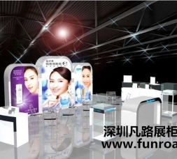 全新木制化妝品柜臺案例設計效果圖-可訂制