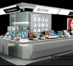 化妝品展廳制作，設計效果圖大全