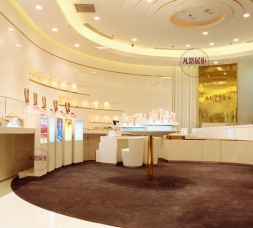 時尚化妝品店展柜效果圖
