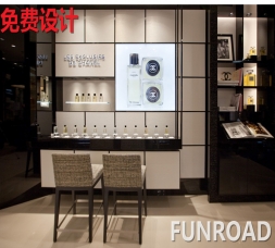 木質烤漆護膚品展示柜