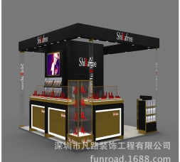 化妝品展廳設計-3d效果圖