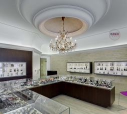 日內瓦鐘表店展柜案例