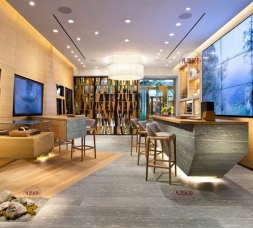 豪華鐘表店展柜設計案例