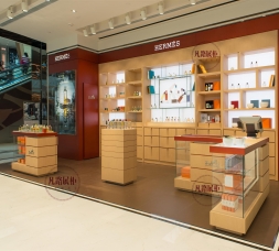 化妝品品牌連鎖店展示柜臺設計效果圖