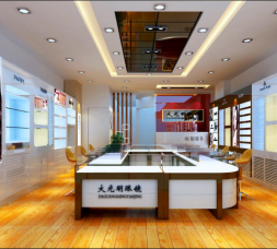 展柜制作廠家定制精品眼睛柜設計效果圖