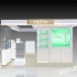 2017現款壓克力化妝品展示柜臺2D設計效果圖