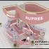 粉色商業(yè)展柜商場化妝品展示柜設計空間效果圖-可訂制