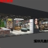 免稅店彩妝品化妝品展示柜臺設計陳列效果圖