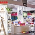 彩妝品展示柜，木質烤漆發光化妝品柜臺制作效果圖