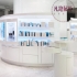 高端彩妝烤漆化妝品展示柜，現場展示效果