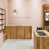 復古木質化妝品展示柜，凡路設計制作展柜效果圖