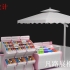  凡路定制展柜粉色系列，糖果店的擺放